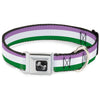 Buckle-Down Flag Genderqueer Seatbelt Buckle Dog Collar