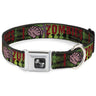 Dog Bone Seatbelt Buckle Collar - I "Brain" ZOMBIES