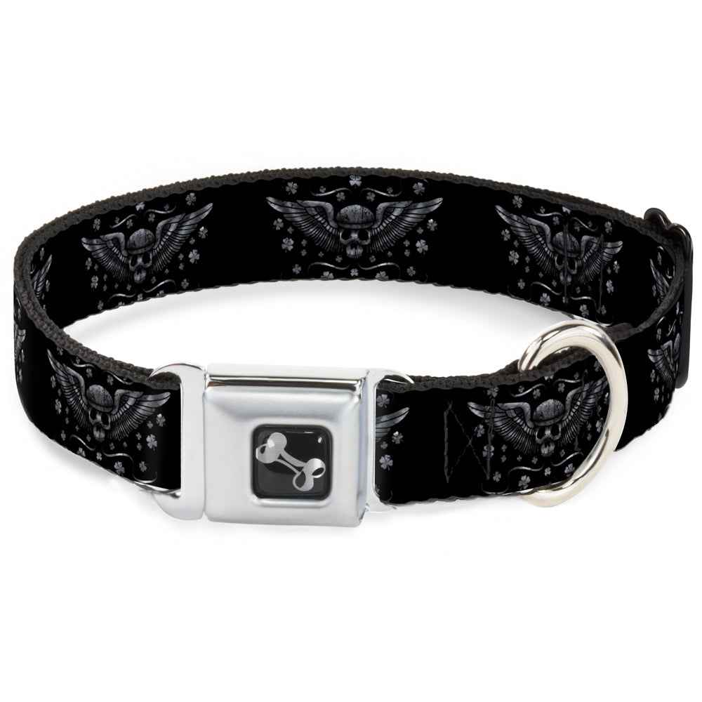 Buckle-Down I "Heart House Music" Seatbelt Buckle Dog Collar