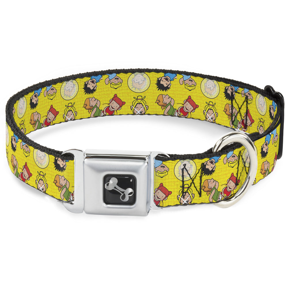Dog Bone Seatbelt Buckle Collar - Kids in the Hood