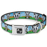 Dog Bone Seatbelt Buckle Collar - Zebra Cartoon
