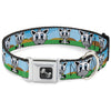 Buckle-Down Zebra Cartoon Seatbelt Buckle Dog Collar