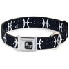 Buckle-Down Zodiac Pisces Symbol & Constellations Seatbelt Buckle Dog Collar