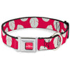 Buckle-Down Disney Lilo & Stitch Bounding Lilo Dress Leaves Seatbelt Buckle Dog Collar