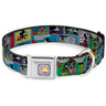 Mickeys Glove Purple Rays Full Color Seatbelt Buckle Collar - Mickey & Minnie Comic Strip