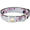 Buckle-Down Disney Princess Crown Frozen Anna Castle Seatbelt Buckle Dog Collar