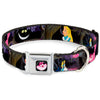 Buckle-Down Disney Alice in Wonderland Alice & the Cheshire Cat Scenes Seatbelt Buckle Dog Collar