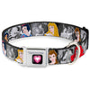 Buckle-Down Disney Princess Pose & Princess & Prince Scene Seatbelt Buckle Dog Collar