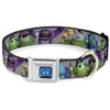 Buckle-Down Disney Monsters University Character Lineup Seatbelt Buckle Dog Collar