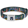 Buckle-Down Disney Lilo & Stitch 5-Scene Blocks Seatbelt Buckle Dog Collar