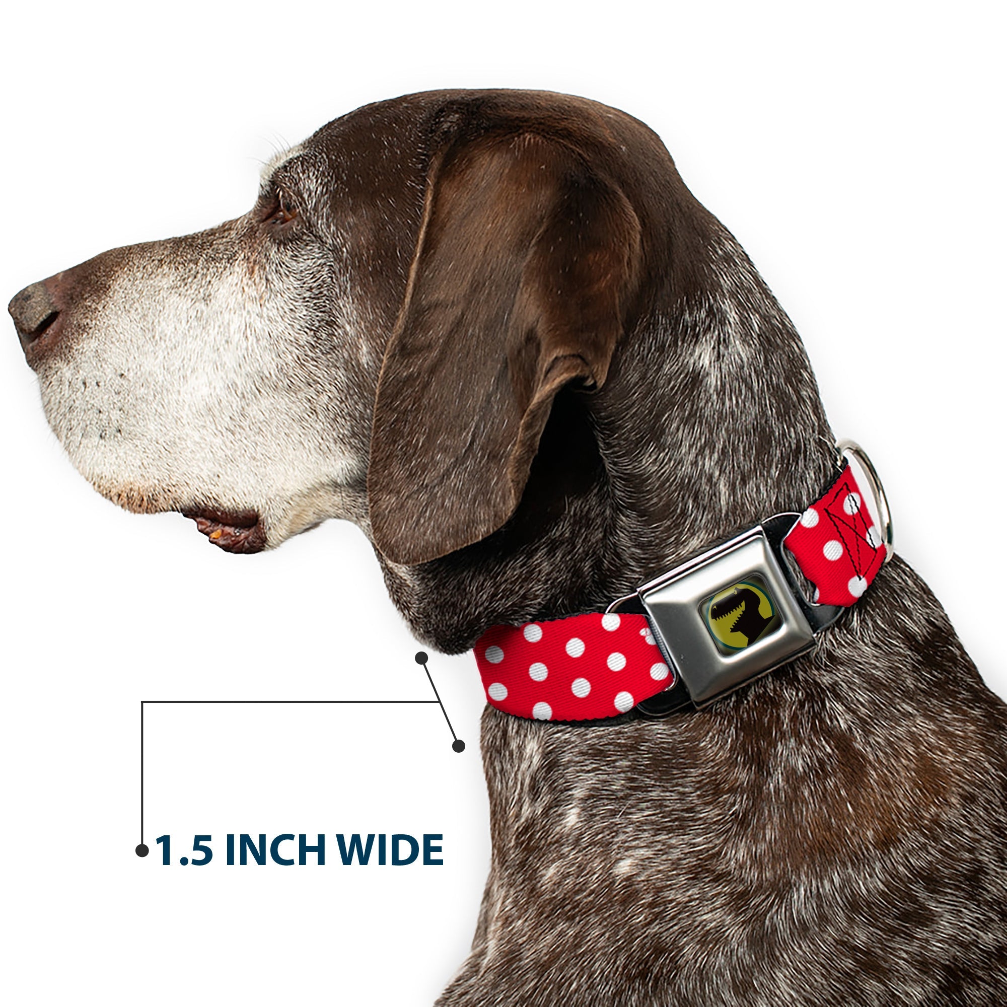 Minnie Mouse Red And White Polka Dot Dog Collar