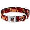 Buckle-Down Disney Dug & Balloons & Paw Print Seatbelt Buckle Dog Collar