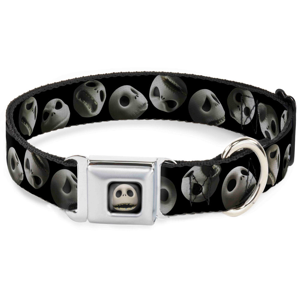 Jack Expression12 Full Color Seatbelt Buckle Collar - Jack 10-Expressions Staggered Black