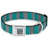Buckle-Down Disney Alice in Wonderland Cheshire Cat Stripes Seatbelt Buckle Dog Collar