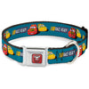 Buckle-Down Disney Cars 3 Lightning McQueen & Cruz Ramirez Race Ready Seatbelt Buckle Dog Collar