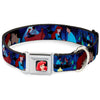 Buckle-Down Disney The Little Mermaid Ariel & Eric Boat Scenes Seatbelt Buckle Dog Collar