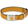 Buckle-Down Disney Toy Story Woody Bounding Plaid Shirt Seatbelt Buckle Dog Collar