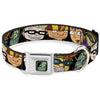 Buckle-Down Nickelodeon Rocket Power Rp Logo & Characters Faces Seatbelt Buckle Dog Collar