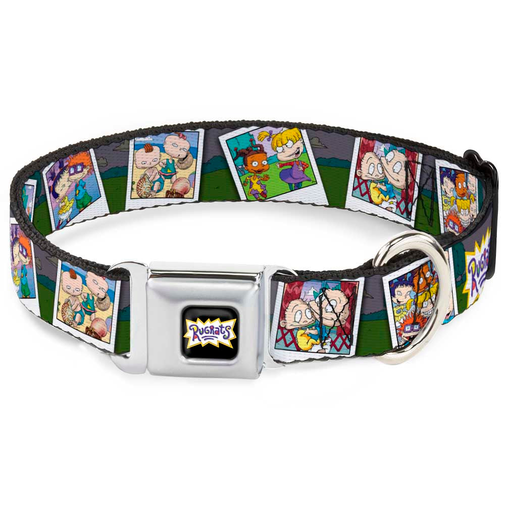 RUGRATS Logo Full Color Seatbelt Buckle Collar - RUGRATS Character Snapshots