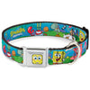 Buckle-Down SpongeBob SquarePants and Friends & Logo Seatbelt Buckle Dog Collar