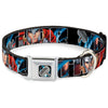 Buckle-Down Marvel Thor Poses & Hammer Seatbelt Buckle Dog Collar