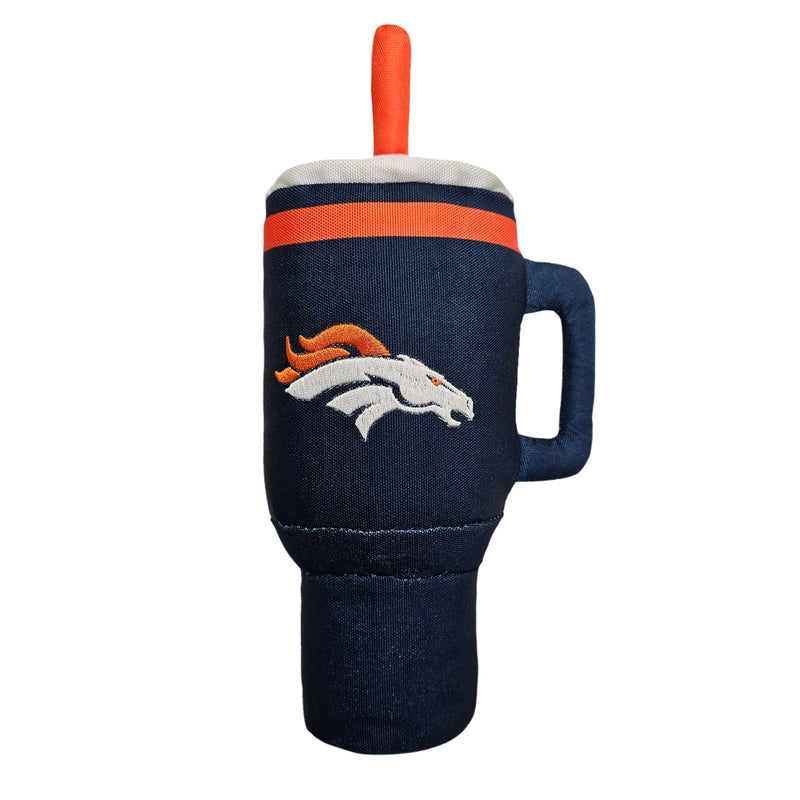 NFL Denver Broncos Nylon Tumbler Dog Toy