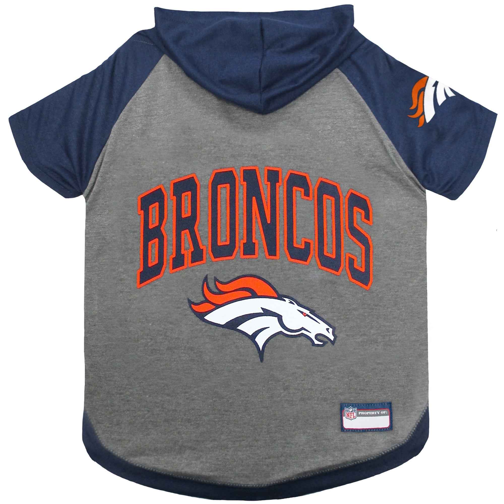 Denver Broncos Hoodie Tee Shirt