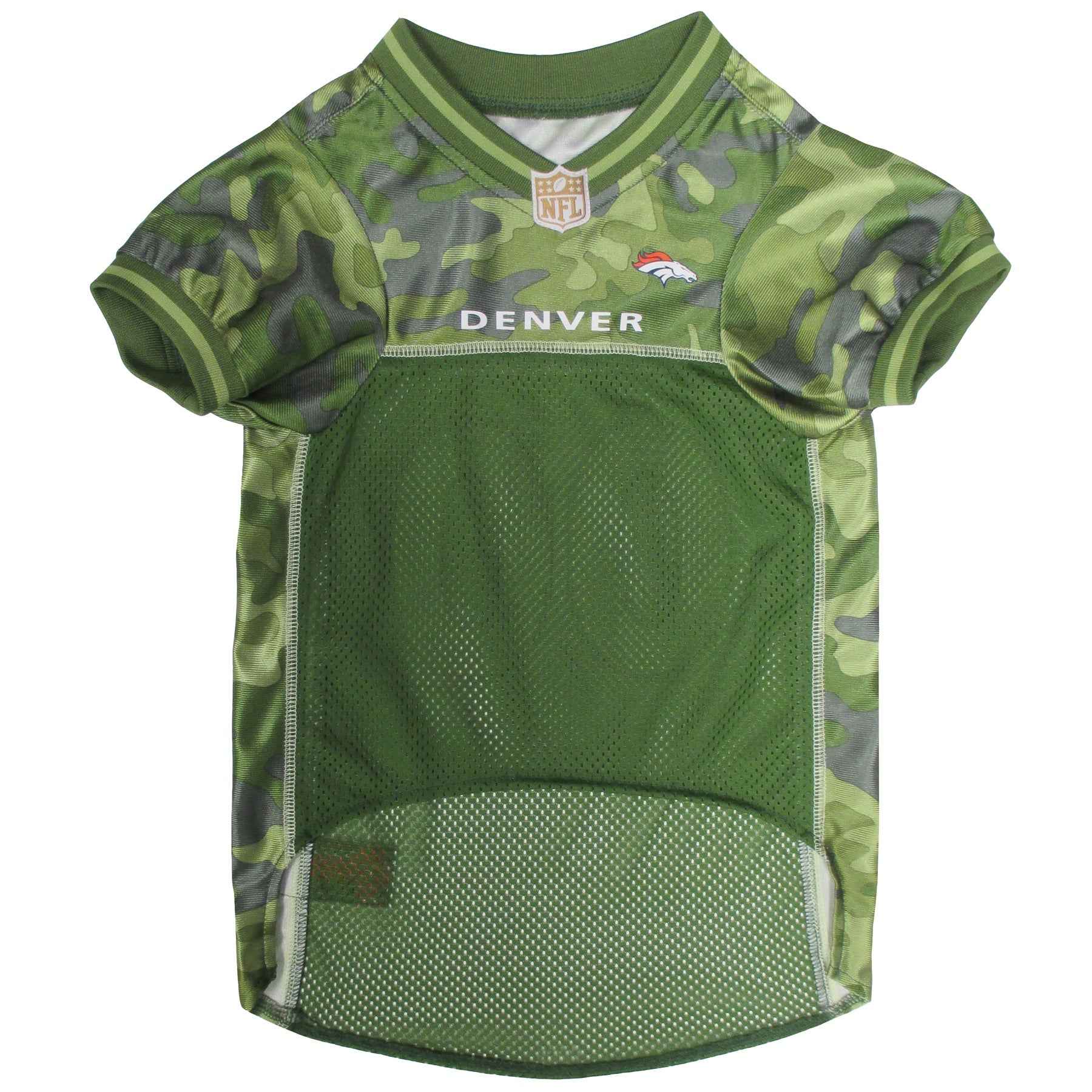 NFL Denver Broncos Camo Mesh Pet Jersey