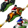 Derby Horse Glass Tree Garland