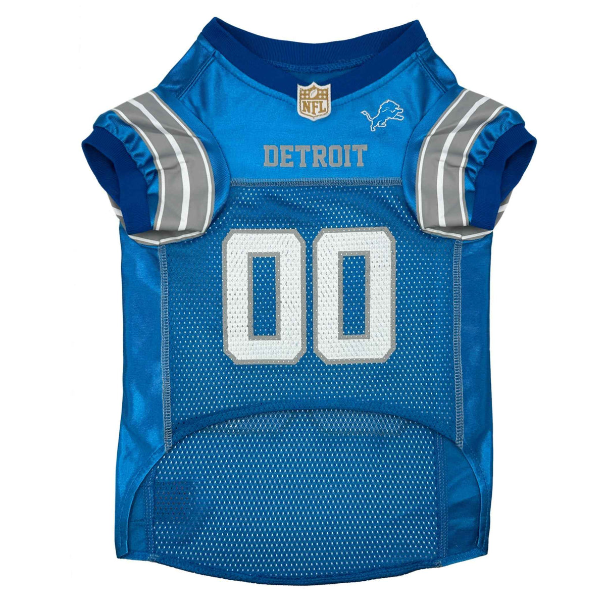 NFL Detroit Lions Striped Mesh Pet Jersey