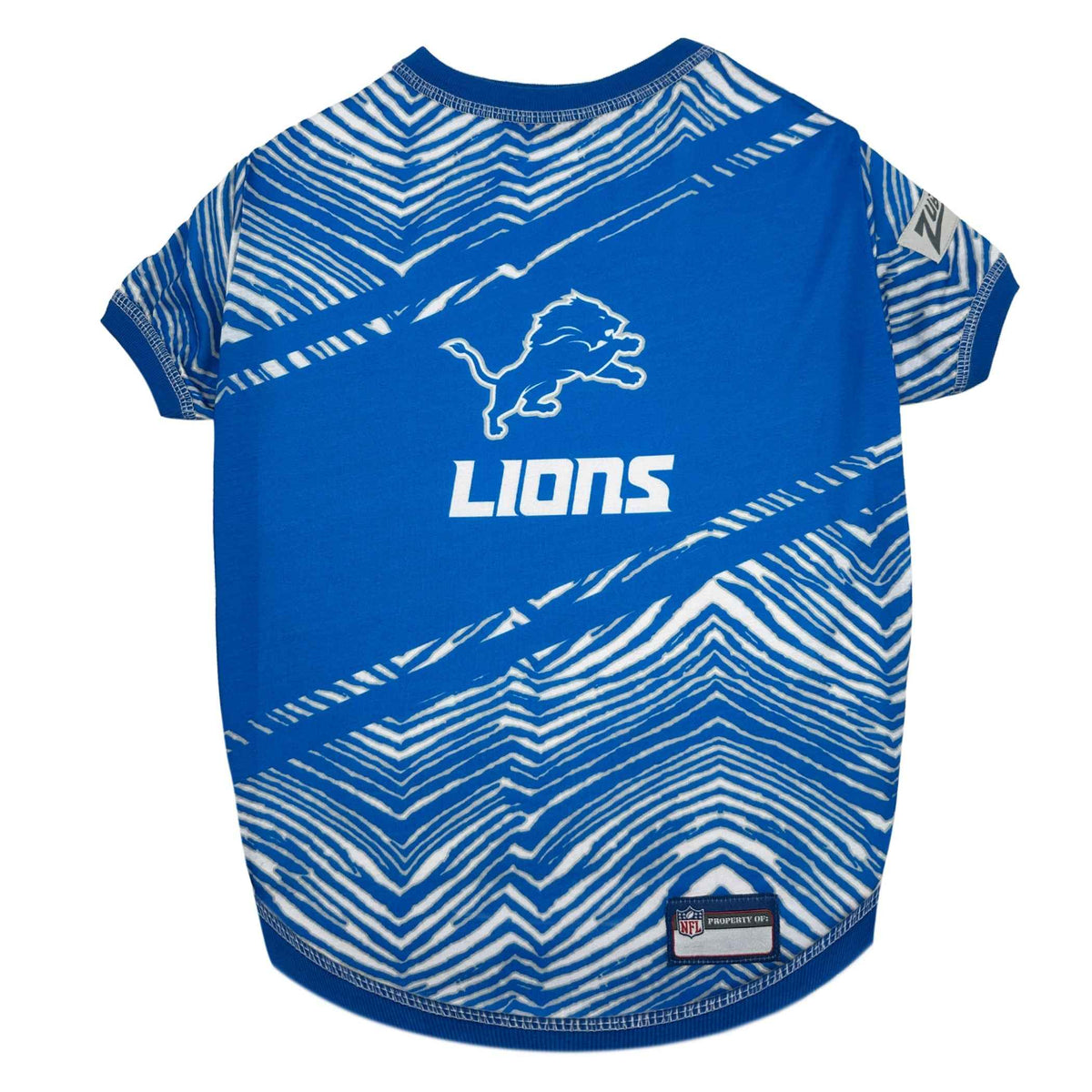 NFL Detroit Lions Zubaz Dog T-Shirt
