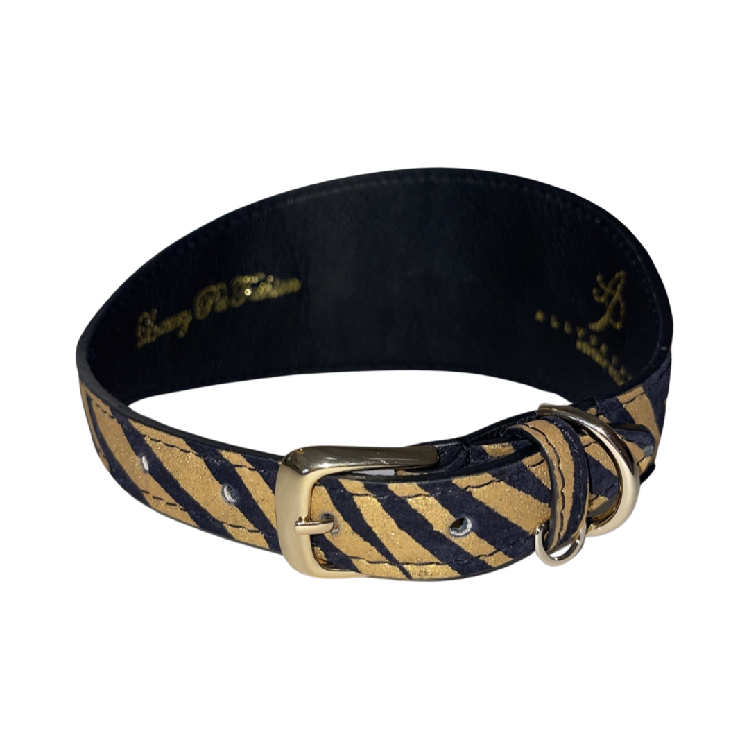 Glam Black & Gold Zebra