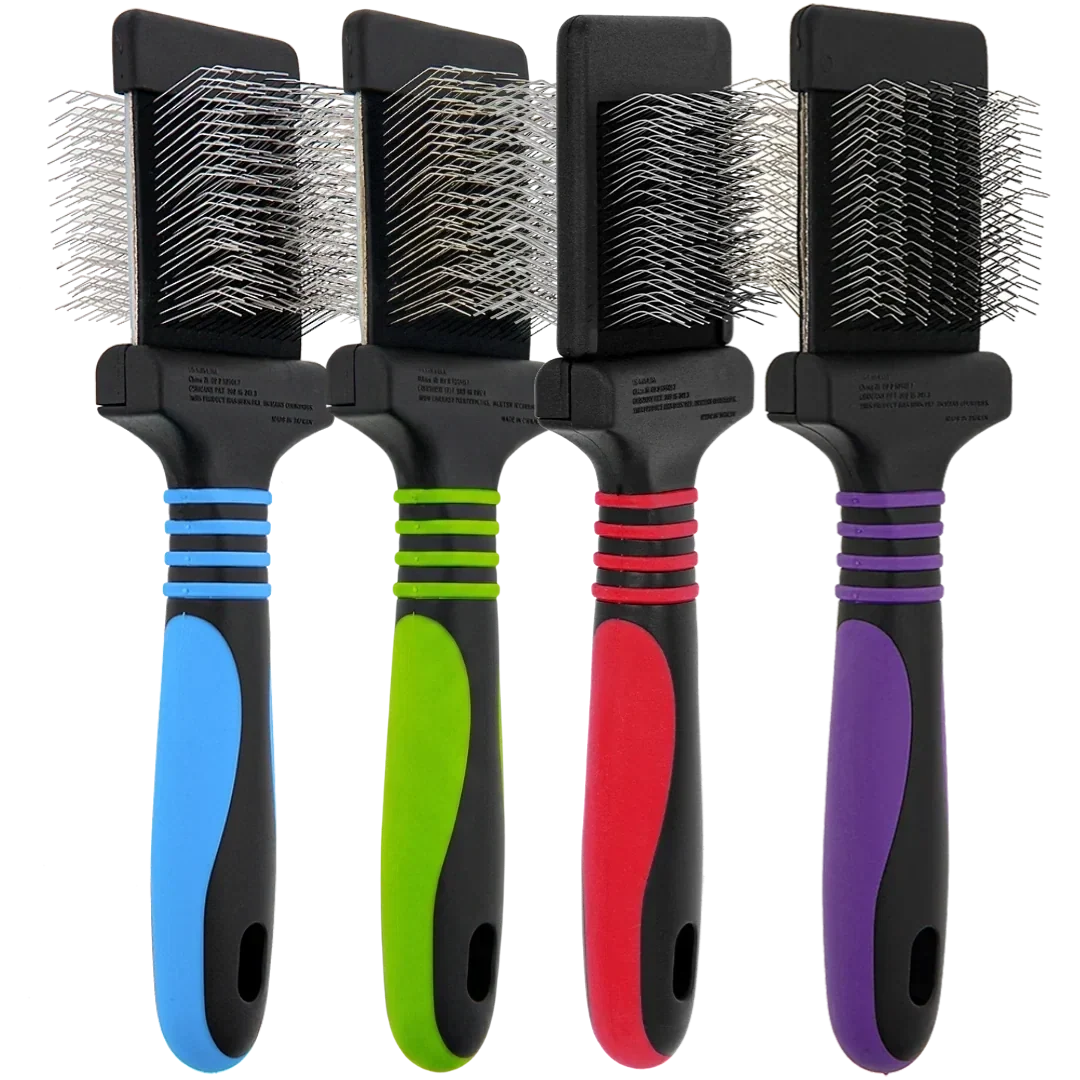 Dog Fashion Spa Set of 4 Mini Slicker Brushes