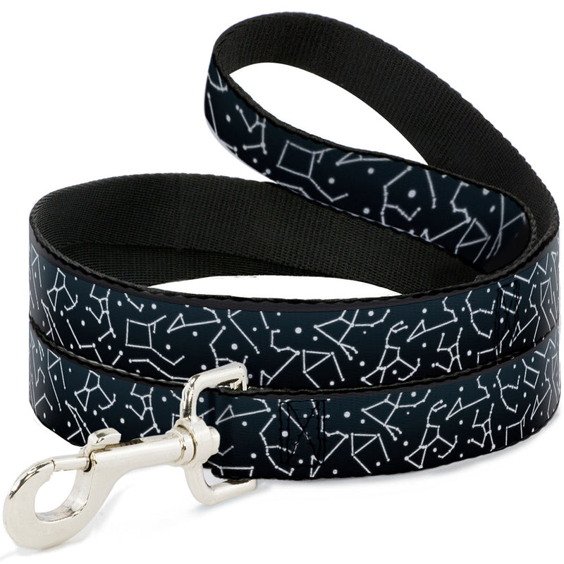 Dog Leash - Constellations Scattered Midnight Blue/White - HT Animal Supply