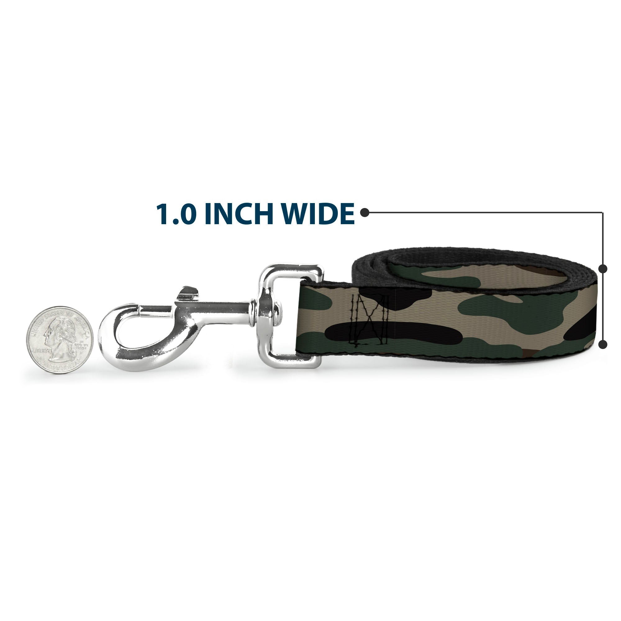 Dog Leash - Camo Olive3 - HT Animal Supply