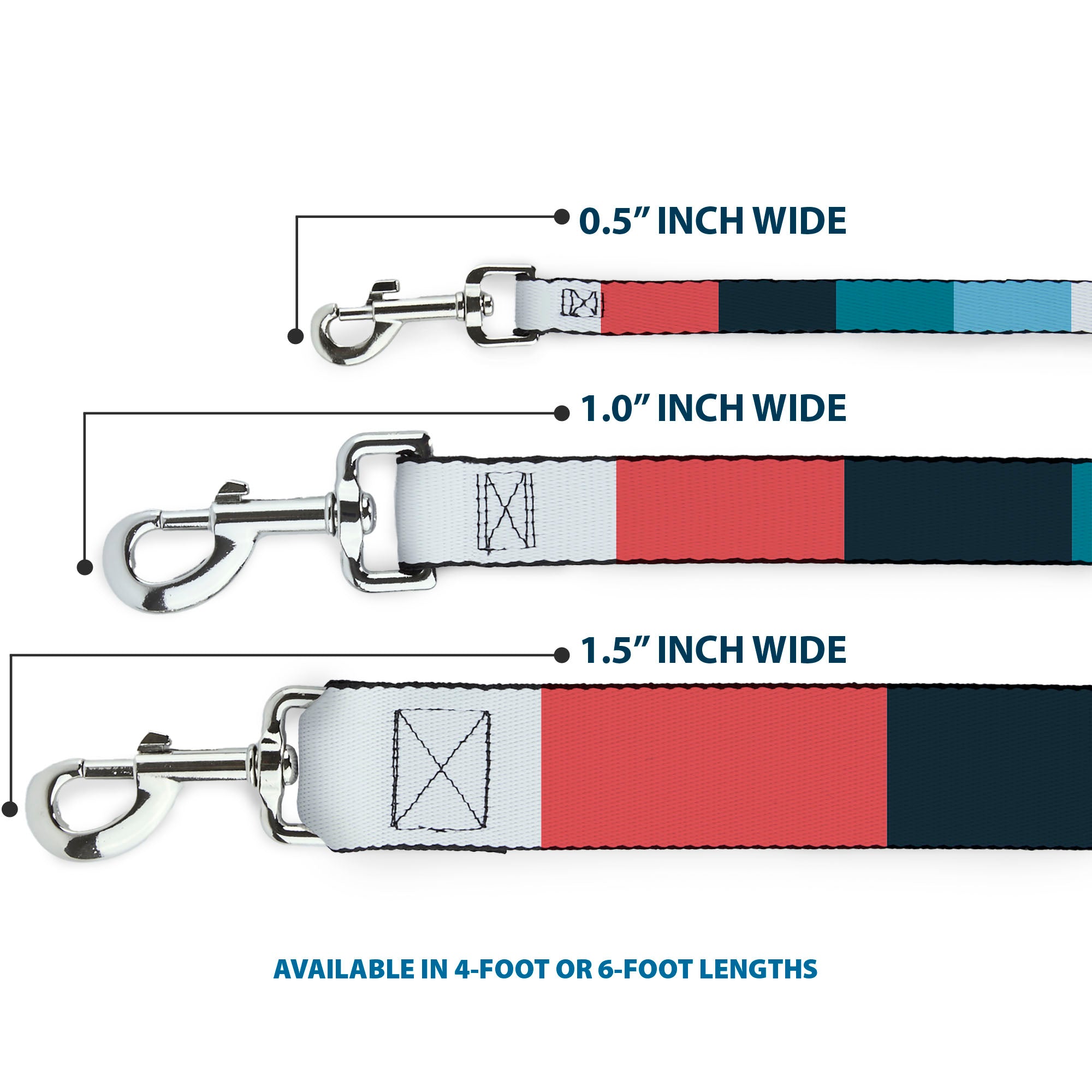 Dog Leash - Summer Essentials Color Block 4 - HT Animal Supply