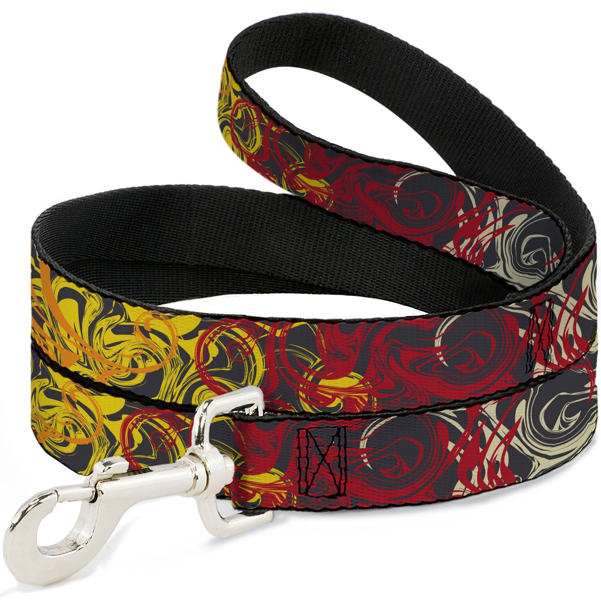 Dog Leash - Swirl Mix Gray/Multi Color - HT Animal Supply