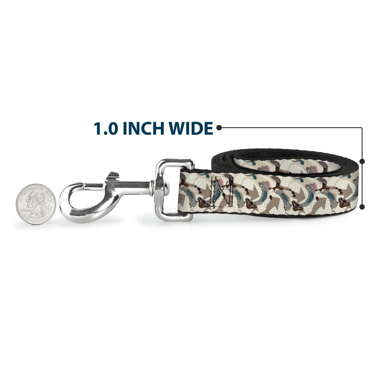 Dog Leash - Avatar the Last Airbender Appa Pose Stacked 