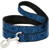 Dog Leash - Avatar Last Airbender Water Element Symbol Blues