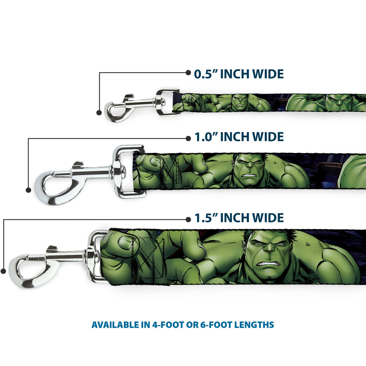 Dog Leash - Marvel Hulk CLOSE-UP Poses 