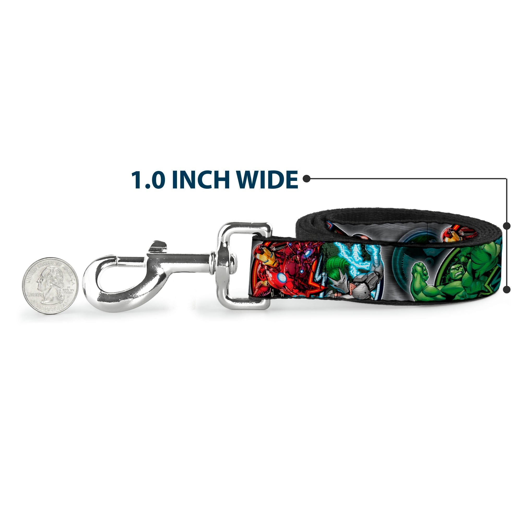 Dog Leash - Marvel Avengers Superhero/Villain Poses