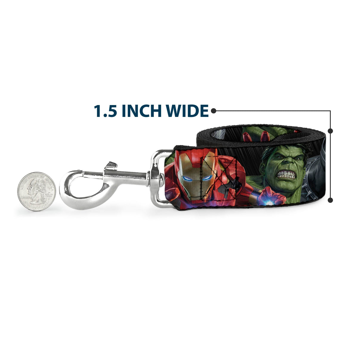 Dog Leash - 7-Vivid Avengers Action Poses 