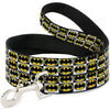 Buckle-Down DC Batman Shield Checkers Dog Leash