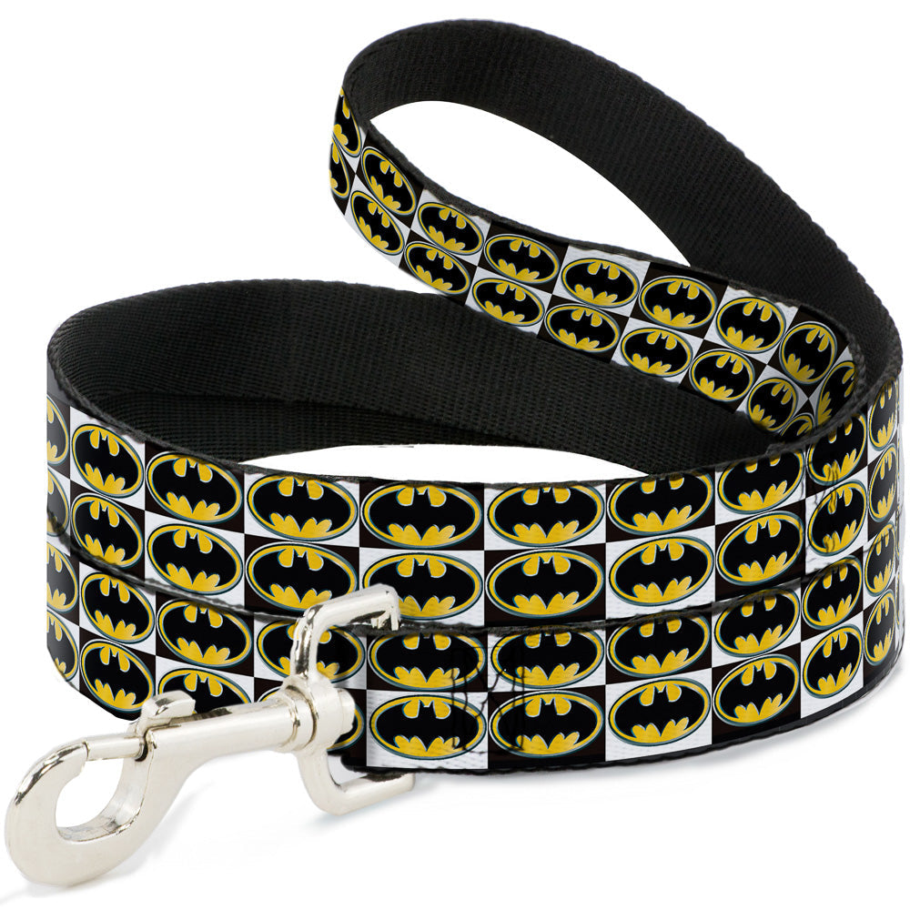 Dog Leash - Batman Shield Checkers 