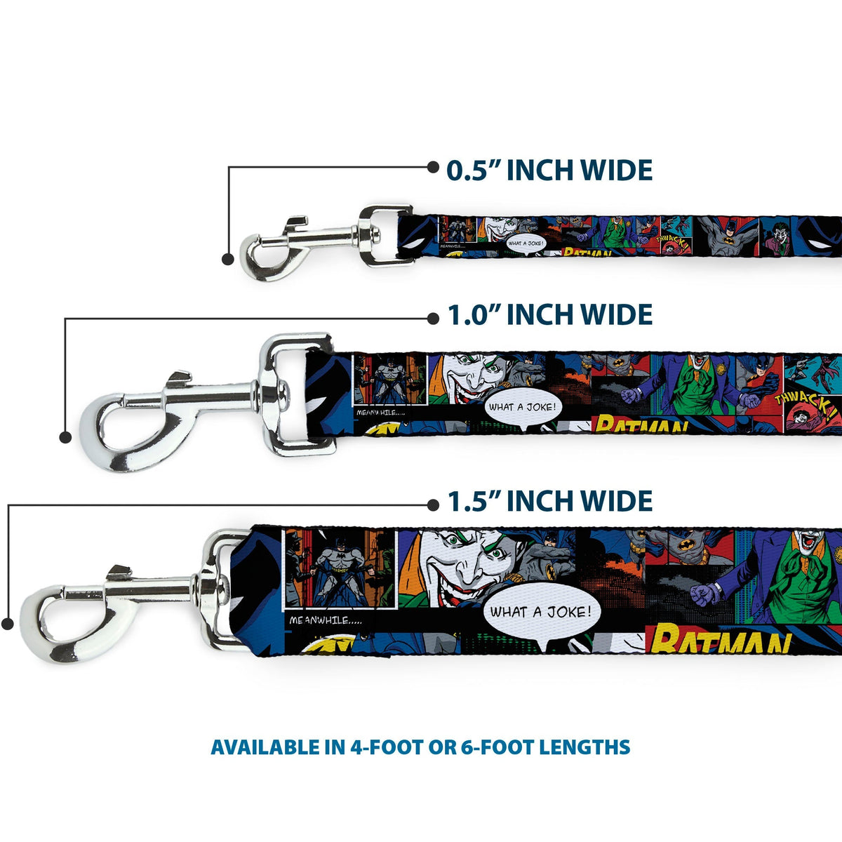 Dog Leash - Batman & Joker Comic Strip 