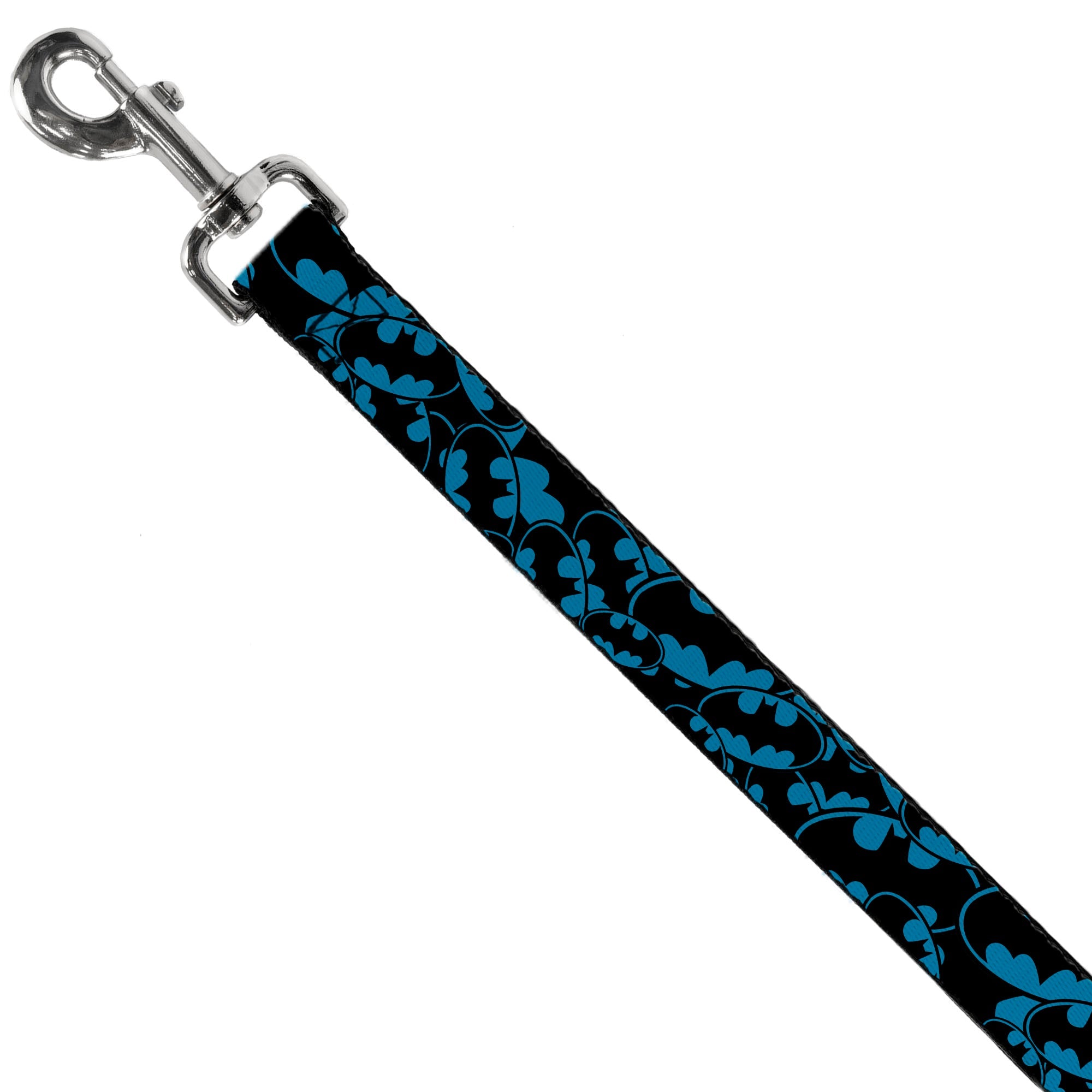 Dog Leash - Bat Signals Stacked Blue/Black