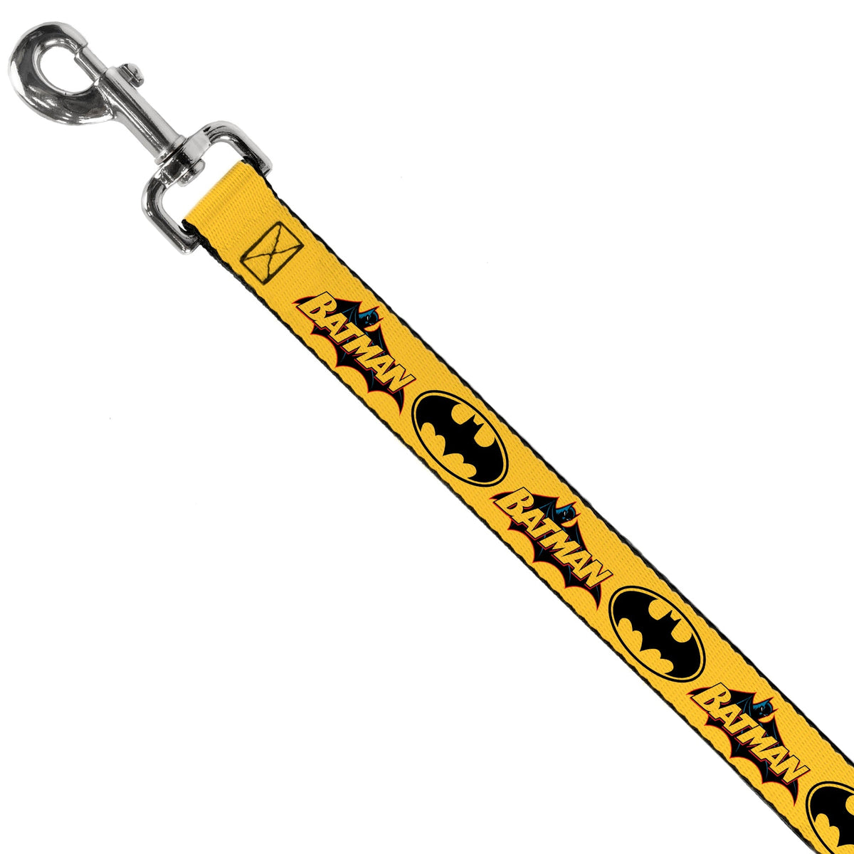 Dog Leash - Vintage Batman Logo & Bat Signal-3 Yellow 