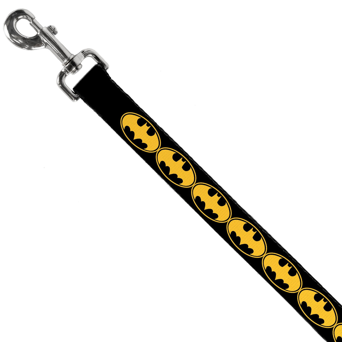 Dog Leash - Bat Signal-3 Black/Yellow/Black 