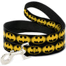 Dog Leash - Bat Signal-3 Black/Yellow/Black
