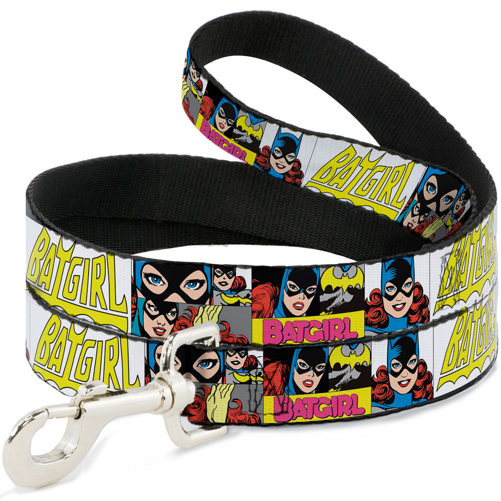 Dog Leash - BATGIRL Panels Yellow/Pink 